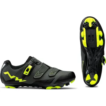 Pánské cyklistické tretry Northwave Scream 2 SRS Black/Grey/Yellow Fluo