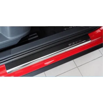 Tuning Prahové lišty VW T-Roc 2018- • nerez s karbonem • Alu-Frost
