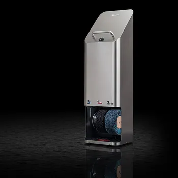 Přípravek pro údržbu obuvi Stříbrný nerezový čistič bot Heute Quadro plus