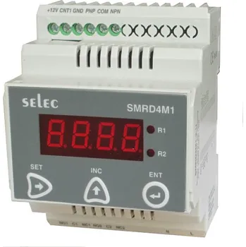 spínaný zdroj SMRD4M1-2-U otáčkoměr na DIN lištu