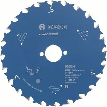 Pilový kotouč Bosch Expert for Wood 190 x 30 x 2,6 mm 24 zubů