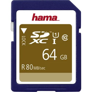 Paměťová karta Hama SDXC 64 GB Class 10 UHS-I U1 (124136)