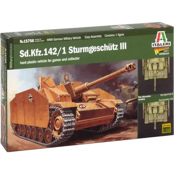 Plastikový model Italeri Wargames Sd.Kfz.142/1 Sturmgeschütz III 1:56