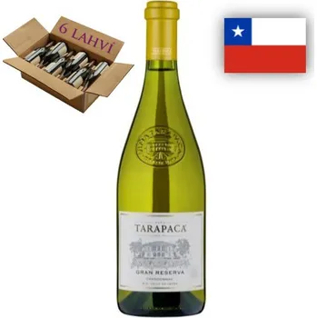 Víno Viňa Tarapacá Chardonnay Gran Reserva 6 x 0,75l, bílé víno