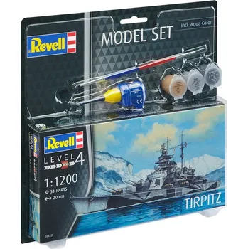 Plastikový model Revell ModelSet Tirpitz 1:1200