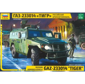 Plastikový model Zvezda Russian Armored Vehicle GAZ Tiger 1:35
