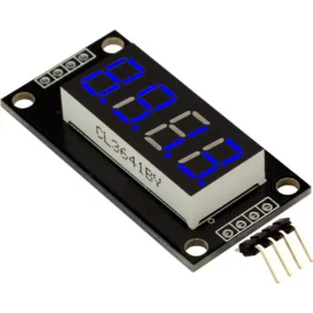 Vývojová deska Hodinový LED displej 0.56" TM1637 - Modrý