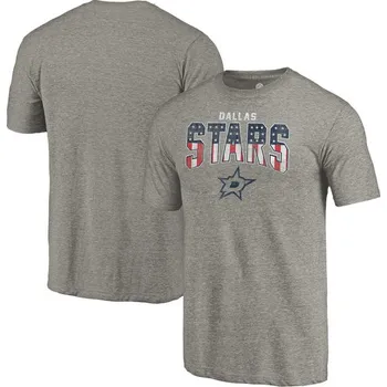 Fanatics Pánské tričko Dallas Stars NHL Freedom Tri-Blend Velikost: M
