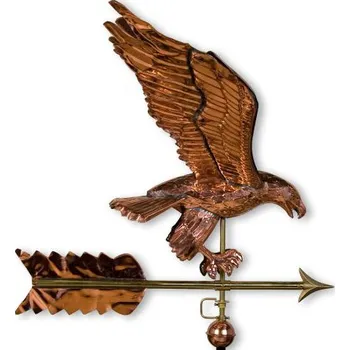 Tuin Dekorativní měděná korouhvička orel Zahradní dekorace Tuin Dekorativní měděná korouhvička orel