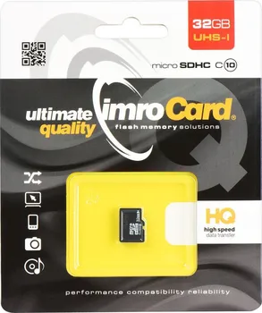 paměťová karta Imro microSDHC 32 GB Class 10 UHS-I (39902)