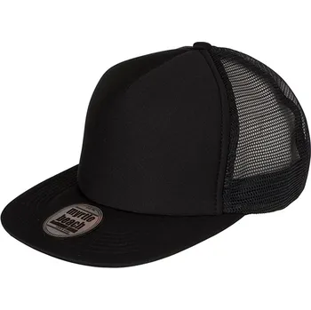 Kšiltovka Daiber - čepice Kšiltovka 5 Panel polyester Flat Peak MB6207 Barva: Černá