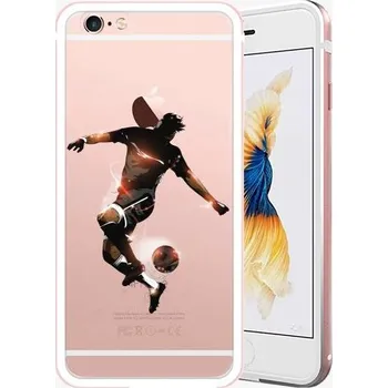 Pouzdro na mobilní telefon iSaprio Fotball 01 pro Apple iPhone 6 Plus/6s Plus Rose Gold