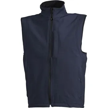 Pánská bunda Daiber Pánská funkční softshell vesta JN136 Barva: Modrá námořní, Velikost: M