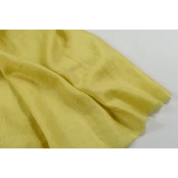 Šála Kašmírová šála Exclusiv žlutá