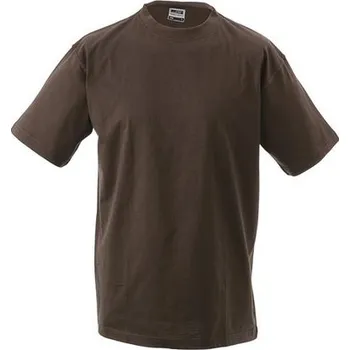 Pánské tričko Daiber Tričko Round Heavy JN002 Barva: Hnědá, Velikost: 3XL