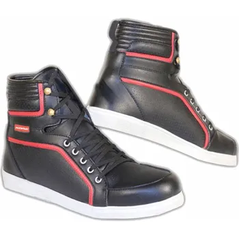 Moto obuv Kore Commuter černé/červené