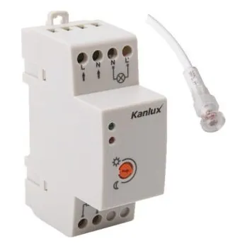 Pohybové čidlo Soumrakové čidlo Kanlux AZ-10A TH35 (22370) Kanlux 22370