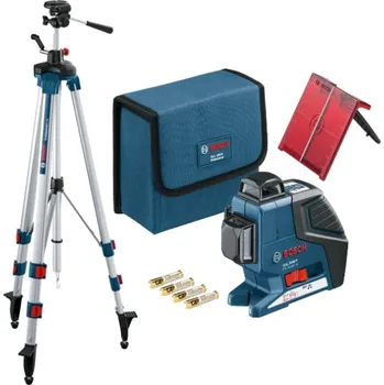 Měřící laser Bosch GLL 3-80 P + stavební stativ Professional 060106330B
