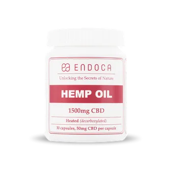 CBD Endoca CBD kapsle 15% 1500 mg 30 tbl.