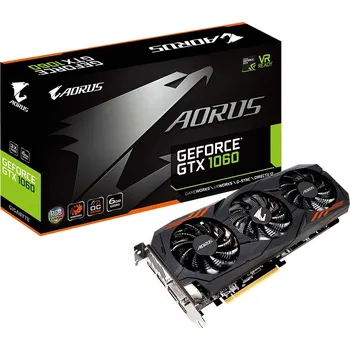 Grafická karta Gigabyte Aorus GeForce GTX 1060 rev. 2.0 6GB (GV-N1060AORUS-6GD)