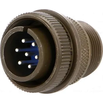 Elektrický konektor AMPHENOL Konektor: kulatý zástrčka na kabel PIN: 7 vidlice pájení 97