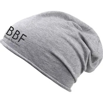 Čepice TUKAN AGENCY Čepice Bio Cotton BBF Blonde Best Friend Barva: Šedý melír