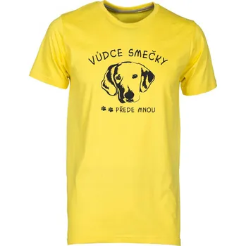 TUKAN AGENCY Pánské tričko Vůdce smečky Zlatý retrívr Barva: Žlutá, Velikost: 3XL