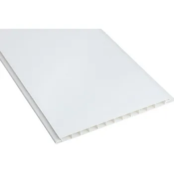 Obklad Plastová palubka Linea barva bílá, délka 6mb palubka šíře 165mm
