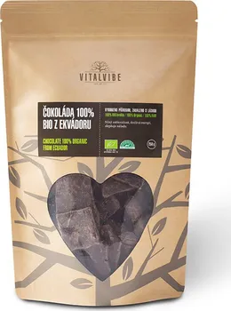 Čokoláda Vitalvibe Čokoláda 100% BIO z Ekvádoru 250 g