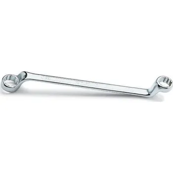 Ruční nářadí OČKOVÝ KLÍČ OBOUSTRANNÝ VYHNUTÝ-MODEL 90 18X19MM DIN 838 ISO 10104 UNI 6740 (Oboustranné hluboké lomené očkové klíče)