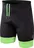 Etape Junior dětské kalhoty  s vložkou černé/zelené, 128-134