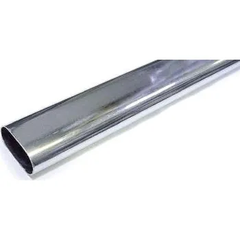 Šatní tyč, 15x30 mm, chrom Varianta: Šatní tyč, 15x30 mm, 1 metr, chrom