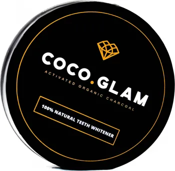 Přípravek na bělení chrupu Coco Glam Přírodní prášek pro bělení zubů s aktivním uhlím Bio 30 g