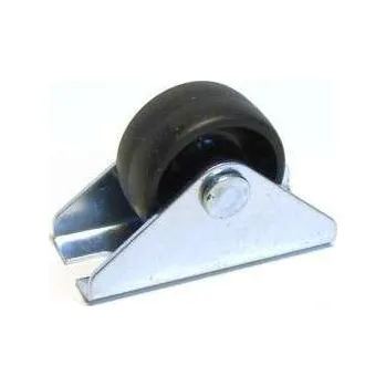 Pojezdové kolečko Kolečko 24 pevné, kombinované, nosnost 10 kg, černé Varianta: Kolečko pevné, kombinované, nosnost 10 kg,černé