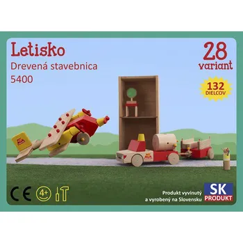 ostatní stavebnice Dřevěná stavebnice Letiště Moy Toy