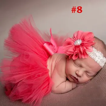 Kojenecké šaty Princeznovská tutu sukýnka Varianta: Červená