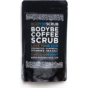 Tělový peeling Bodybe Coffee Scrub Přírodní kávový peeling čokoláda – kokos 200 g