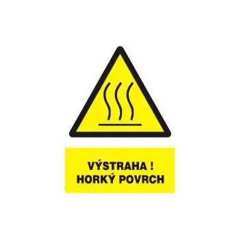 Značení Výstraha! Horký povrch