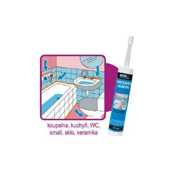 Tmel MASTERsil SANITÁRNÍ SILIKON 315ml, koupelna, kuchyň, toaleta Varianta: manhattan