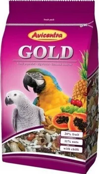 Krmivo pro ptáka Avicentra Gold velký papoušek