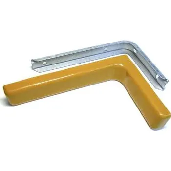 Nábytkové kování Policová konzola, délka 180 mm Varianta: Policová konzola, délka 180 mm, světle hnědá