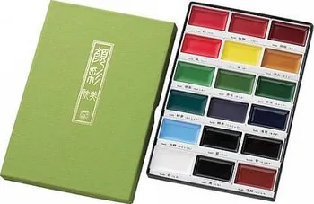 Speciální výtvarná barva Kuretake Gansai Tambi akvarelové barvy 18 ks
