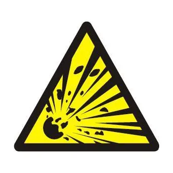Značení Symbol - nebezpečí výbuchu