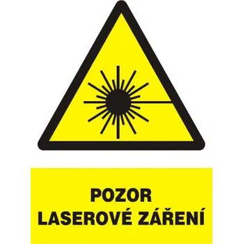 Značení Pozor laserové záření