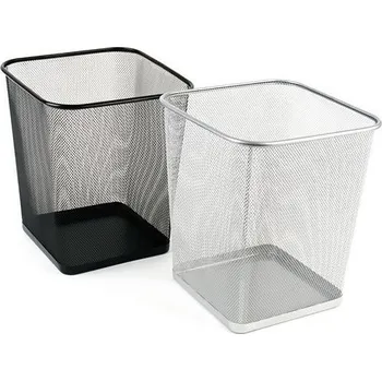 Odpadkový koš odpadkový koš drátěný hranatý 20l - černá