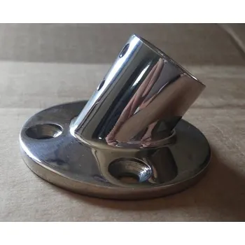 Zábradlí Patka kruhová k zábradlí 25mm, 60°, nerez A4