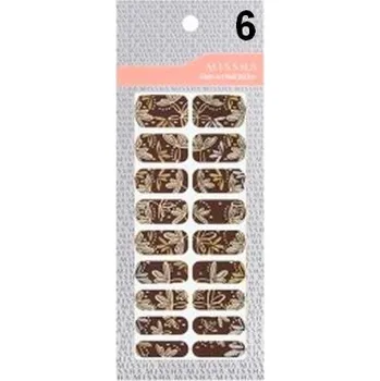 MISSHA Glam Art Nail Sticker (No.6) - Nálepky na nehty