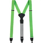 Pánské šle Avantgard - zelené, černá kůže