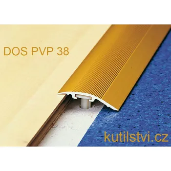 přechodová lišta PRINZ Přechodová vyrovnávací lišta, šířka 38 mm, podlaha 4-17,5mm, vyrovná 0-17,5mm Varianta: Přechodová vyrovnávací lišta 38mm / 270cm, bronz