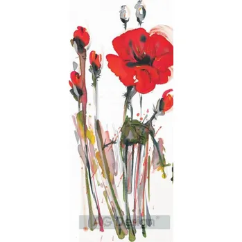 Fototapeta AG Design Jednodílná vliesová fototapeta Vlčí mák FTN v 2829, rozměr 90x202cm